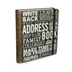 Peter pauper addressbook large - making connections - 16x21 cm