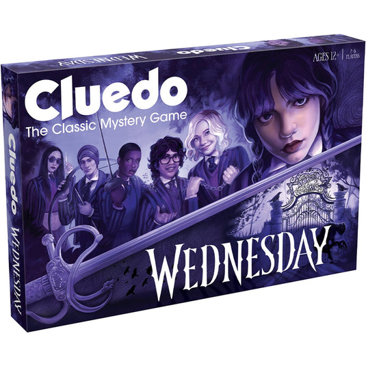 Winning moves cluedo - bordspel - wednesday - engels