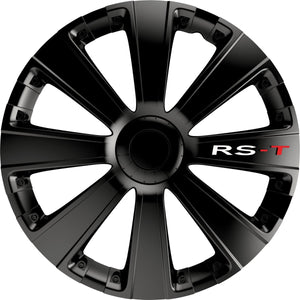 Carpoint autostyle wieldoppen 15 inch rs-t zwart - abs