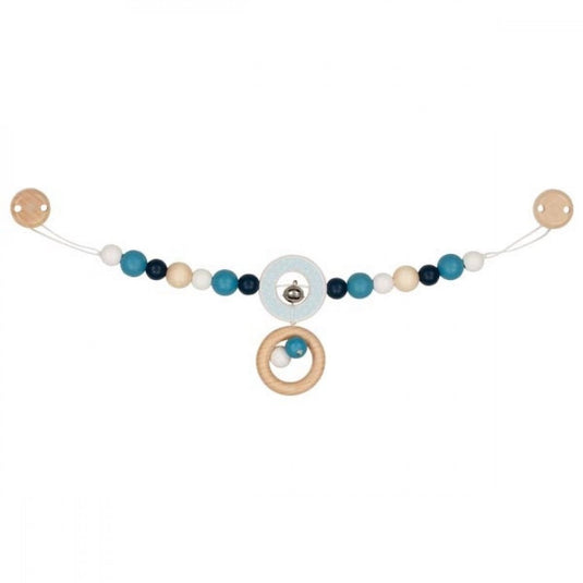 Heimess kinderwagenspanner hout - kleurrijk speelgoed voor baby's 40cm.