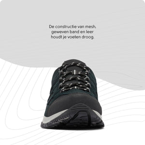 Columbia crestwood waterproof heren wandelschoenen - black