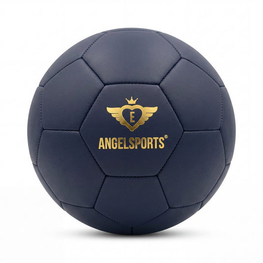 Engelhart voetbal donkerblauw maat 5 – 400 gram – speelbal voor buiten, training en recreatief gebruik -
