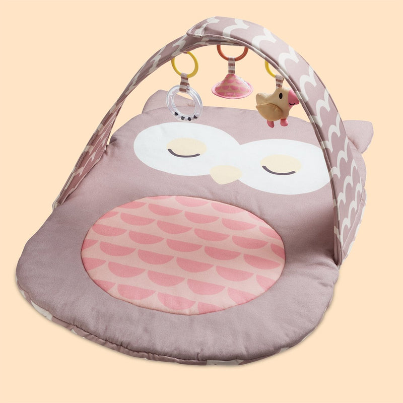 Afbeelding laden in galerijviewer, Hape speelboog uil sina - babygym met rammelaar, spiegel en bijtring, vanaf 0 maanden
