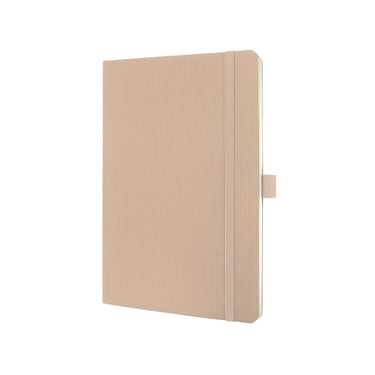 Sigel notitieboek a5 - conceptum pure - beige - softcover - 194 pagina's - lijn - 80 grams papier - si-co333