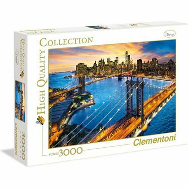 Clementoni - puzzel - 3000 stukjes - new york - puzzel voor volwassenen - high quality collection