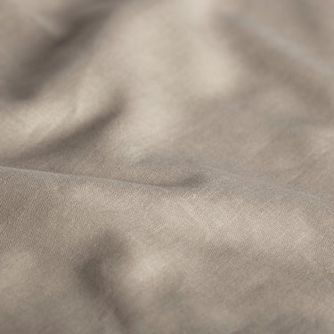 Cinderella - weekend - topper hoeslaken met split - 200x200 cm - tot 15 cm matrashoogte - 100% katoen - taupe