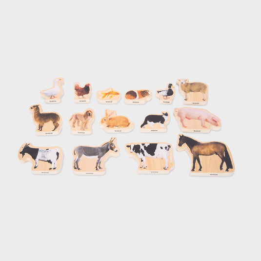 Tickit® houten huisdieren blokken