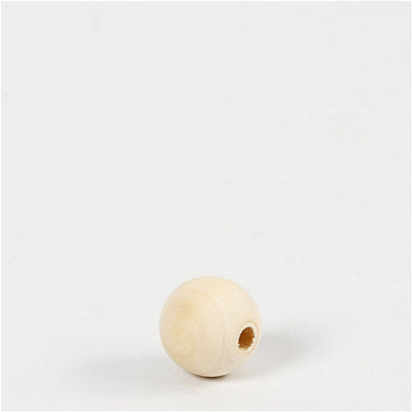 Creativ company cc houten kralen 15 mm naturel 20 stuks
