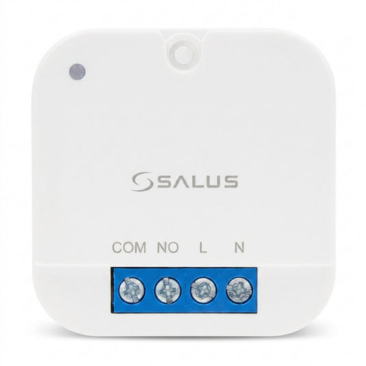 Salus sr868 inbouw ontvanger - draadloze verwarming bediening - rf 868 mhz - compact design - geen wifi nodig - 16a relais