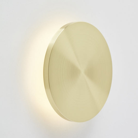 Brilliant shadow - wandlamp - led 6w 3000k - rond - goud