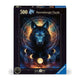 Ravensburger puzzel wolf glow in the dark - 500 stukjes - dieren.