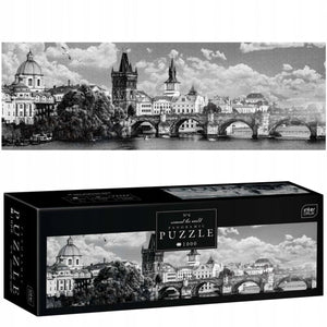 Geronimo games puzzle - 1000 stukjes - interdruk panoramische puzzel 1000 stukjes praag brug -