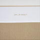 Meyco baby ssst...ik slaap!! ledikant laken - sand - 100x150cm - 0.3 tog