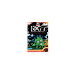 Ooly - mini scratch scribble - dino days - art kit