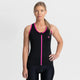 Rogelli abbey fietstop - dames - zwart roze - xs