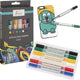 Nassau fine art professionele acrylstiften | 6 verschillende kleuren | doppelmarkers | geschikt voor stenen - schoenen - glas - plastic - hout - kleding