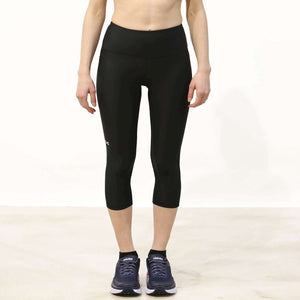 Under armour tech hi capri-blk dames sportbroek - zwart - wit