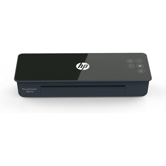Hp pro laminator 600 a4 lamineermachine - din a4-formaat - touch panel - koud warm - 15-delige starterset - zwart