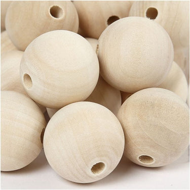 Creativ company http: www.cchobby.nl houten-kraal-d-30-mm-gatgrootte-5-mm-50-stuk-1-doos
