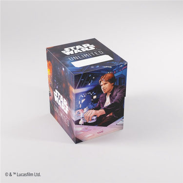 Gamegenic star wars unlimited soft crate han solo millenium falcon - deckbox - tokenbox - voor star wars unlimited -