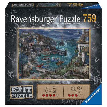 Ravensburger puzzel exit vissersdorp - legpuzzel 759 stukjes volwassenen.