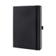 Sigel - notitieboek - tablet formaat - conceptum pure - zwart - hardcover - lijn - si-co118