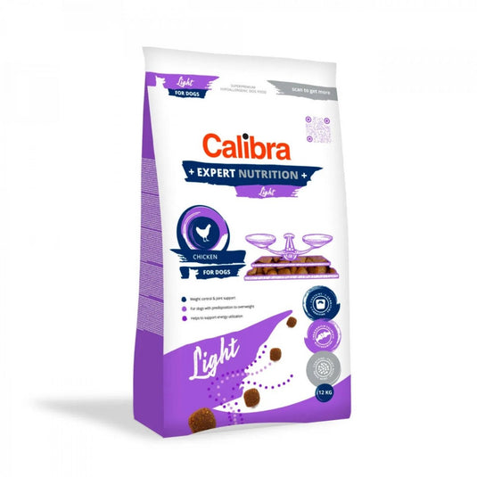 Calibra expert - hondenvoer - licht - graanvrij - 12 kg