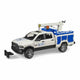 Bruder dodge ram 2500 pick-up met kraan en zwaailicht