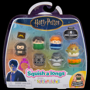 Squishmallows squish-a-longs - 6 figure pack harry potter style 1 w2