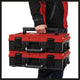 Einhell e-case s-f systeemkoffer - max. laadvermogen: 25 kg - universeel opbergen en transporteren van accessoires en gereedschap - stapelbaar - koppelbaar - inclusief foam binnenzijde