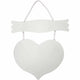 Creativ company cc mdf hart met bord 28x19 cm wit