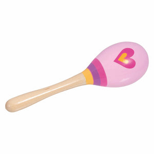 Goki houten maracas hart