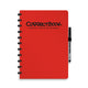 Correctbook a4 uitwisbaar notitieboek – horizon red – blanco – herbruikbaar schrift – inclusief pen wisdoekje – aanvulbaar met extra pagina’s