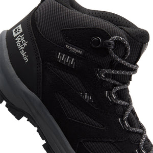 Jack wolfskin vojo tour texapore mid k kinderen wandelschoenen-phantom