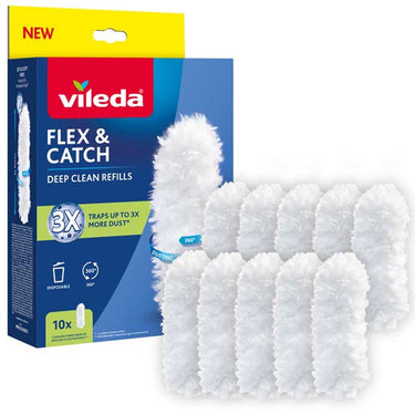 Vileda flex catch - stofdoekjes - 10 stuks - recycleerbaar - 360° reinigen