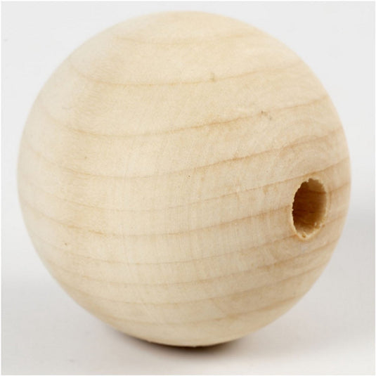 Creativ company houten kraal 5mm, 4st.