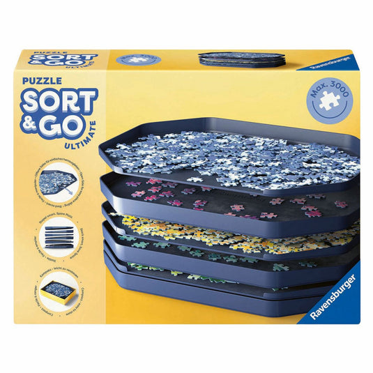 Ravensburger puzzel sorteerset premium - puzzel organizer - 6-delig.