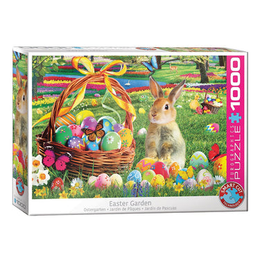 Eurographics - paastuin (easter garden) - 1000 stukjes - pasen legpuzzel