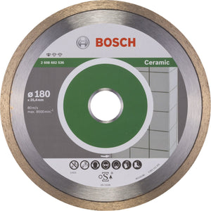 Bosch - diamantdoorslijpschijf standard for ceramic 180 x 25,40 x 1,6 x 7 mm