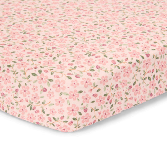 Little dutch junior hoeslaken - roze - maat junior - fairy garden - fairy floral