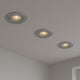 Calex smart led inbouwspots - 3 stuks - koppelbaar - slimme verlichting - dimbaar - warm wit licht - grijs
