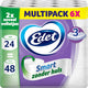 Edet smart toiletpapier - 3 laags - 24 maxi rollen zonder huls = 48 rollen