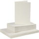 Creativ company kaarten en enveloppen - off-white - 50 sets - 10,5 x 15cm