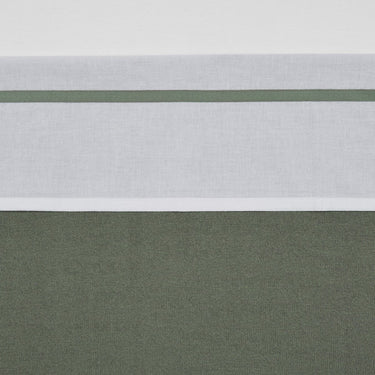 Meyco baby bies wieglaken - forest green - 75x100cm - 0.3 tog