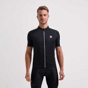 Rogelli explore heren fietsshirt - korte mouw - zwart wit