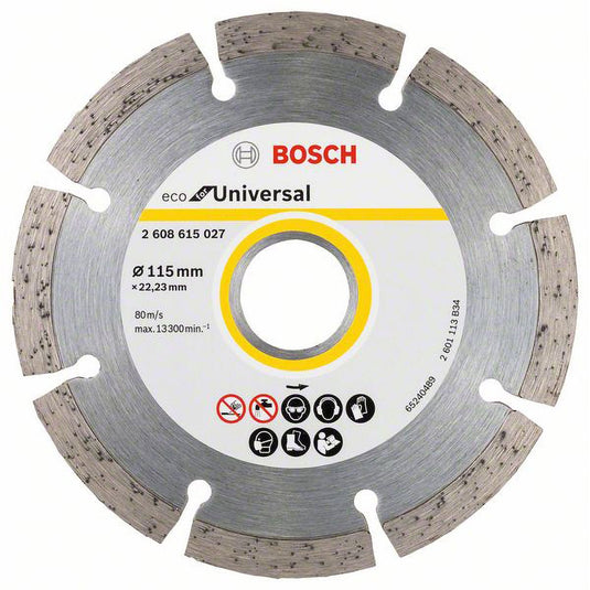 Bosch eco for universal - diamantschijf - 115 mm - segment