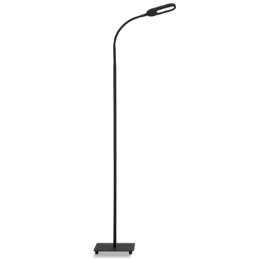 Briloner office step - led vloerlamp - zwarte stande lamp - met cct kleurtemperatuurregeling - dimbaar - met touch - kantelbaar - 128cm