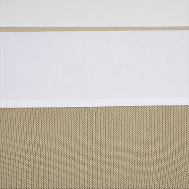 Meyco baby bies ledikant laken - sand - 100x150cm - 0.3 tog
