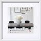 Walther steel style - kunststof lijst - fotoformaat 30x30 cm - wit
