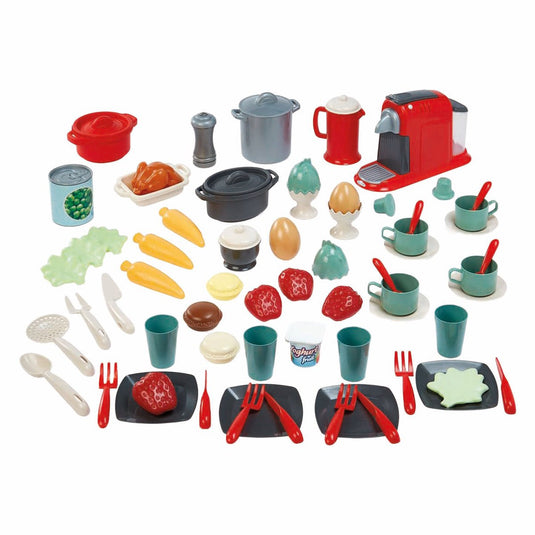 Écoiffier ecoiffier 100% chef servies in opbergbox - 70dlg.